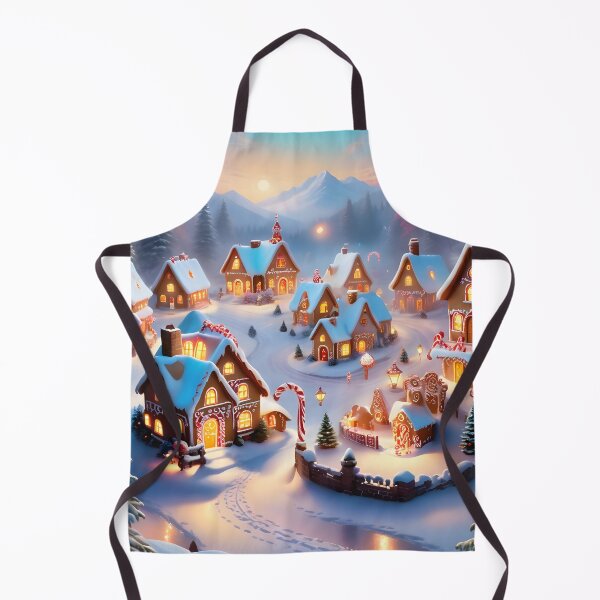 Item preview, Santa's Gingerbread Village, North Pole designed and sold by ACuriousshoppe.