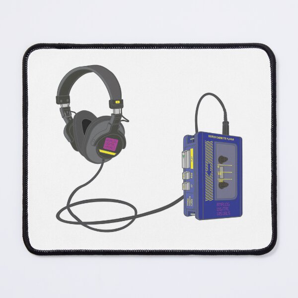 Item preview, Analog Music Vibes – Walkman Design (Ultramarine Blue Colorway) Analog / Music designed and sold by analogdigitalvz.
