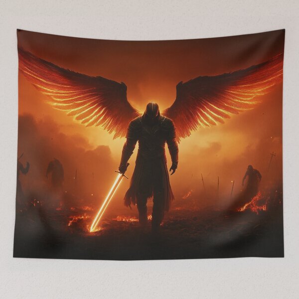 Item preview, The Angel of Flame and Justice designed and sold by Carlos Monteiro.