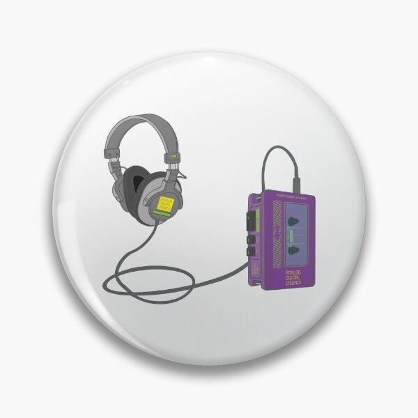 Item preview, Analog Music Vibes – Walkman Design (Cadmium Violet Colorway) Analog / Music designed and sold by analogdigitalvz.