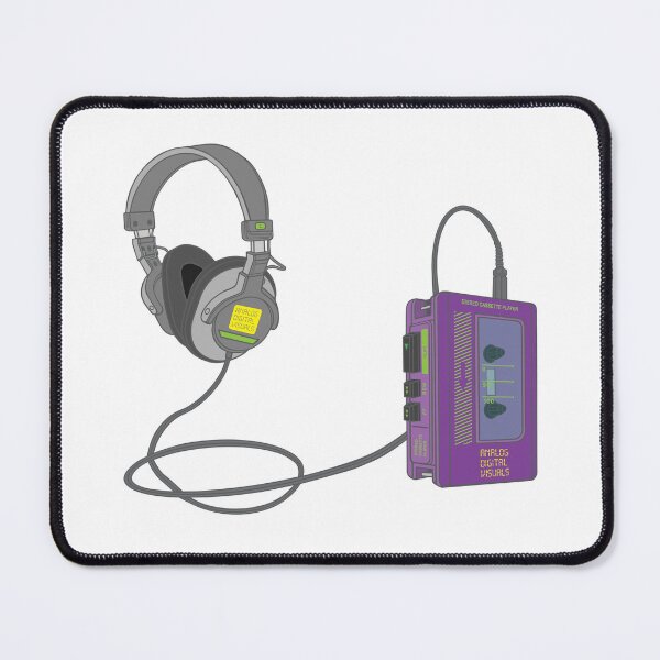 Item preview, Analog Music Vibes – Walkman Design (Cadmium Violet Colorway) Analog / Music designed and sold by analogdigitalvz.
