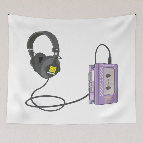 Item preview, Vintage Cassette Player Aesthetic (Lilac Breeze Colorway) Analog / Music designed and sold by analogdigitalvz.