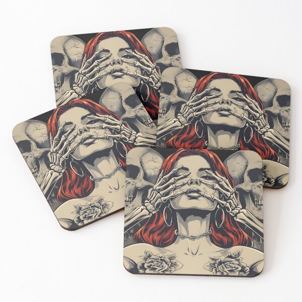 Item preview, Girl with skulls design  designed and sold by EccentricsByE.