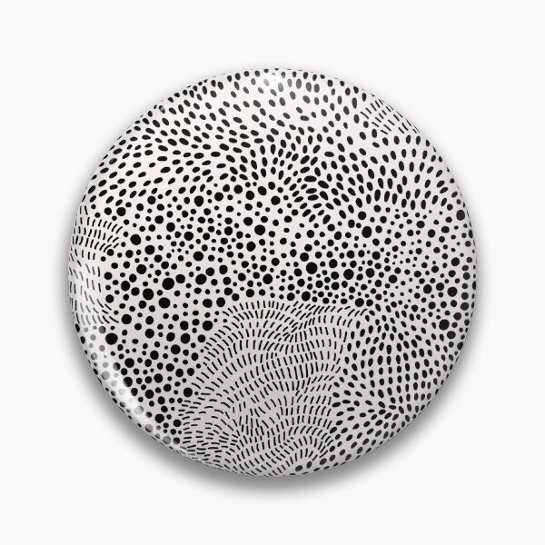 Item preview, Black and White Swirling Dot Pattern designed and sold by BONBcreative.