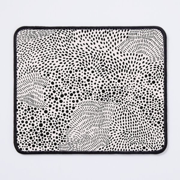Item preview, Black and White Swirling Dot Pattern designed and sold by BONBcreative.
