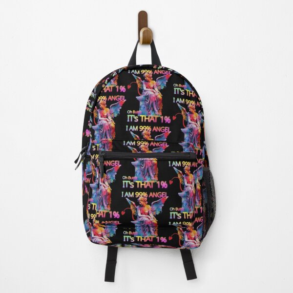Item preview, I Am 99% Angel & Oh Butttt That 1% - Colourful designed and sold by Eranthe Bernardo.