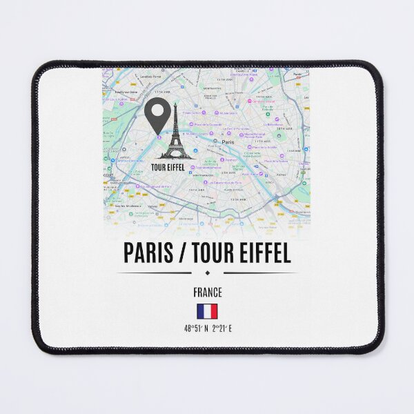 Item preview, Mapas de París: la Torre Eiffel, las calles y la elegancia francesa designed and sold by Psycho-Crazy.