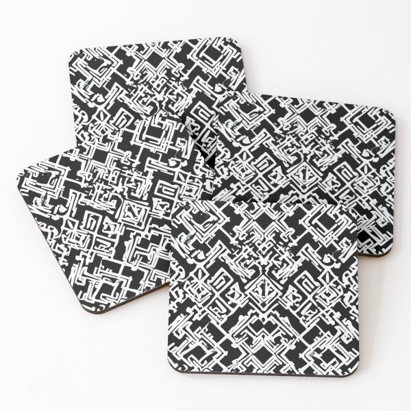 Item preview, Abstract calligraphy Black and White designed and sold by Grypis.