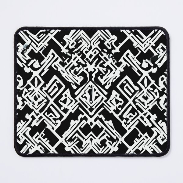 Item preview, Abstract calligraphy Black and White designed and sold by Grypis.