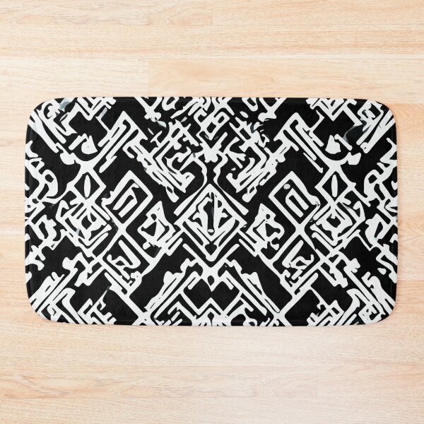 Item preview, Abstract calligraphy Black and White designed and sold by Grypis.