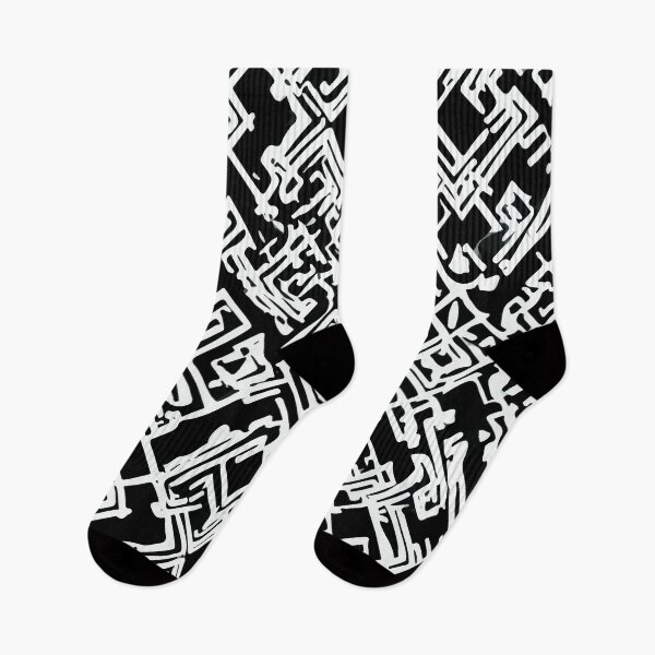 Item preview, Abstract calligraphy Black and White designed and sold by Grypis.
