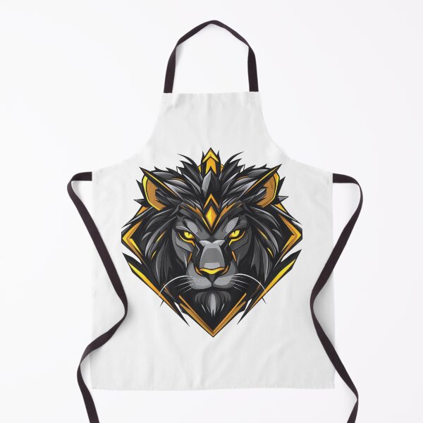 Item preview, A fierce Lion Face Illustration graphic design  designed and sold by ThaiArtShop.