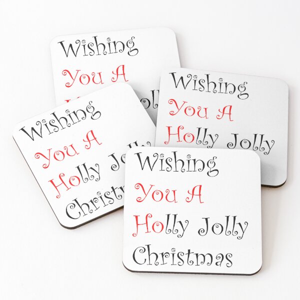 Item preview, Funny Wishing You a Holly Jolly Christmas  designed and sold by The2Art.