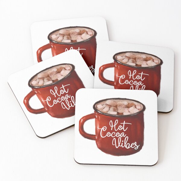 Item preview, Hot Cocoa Vibes, Hot Chocolate, Christmas Cocoa, Unique Holiday Design, Holiday Decor, Winter Design designed and sold by InHisImageGifts.
