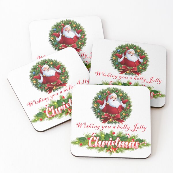 Item preview, Wishing you holly jolly Christmas Funny designed and sold by The2Art.