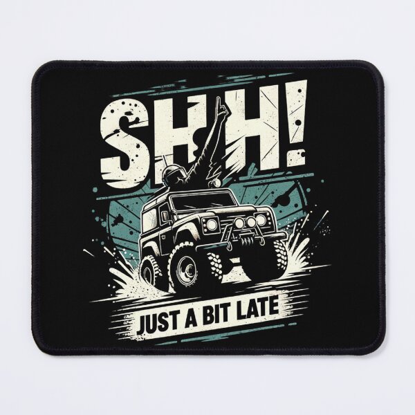 Item preview, SHHH! Just a Bit Late - Illustrative Graphic Design designed and sold by Eksama Design.