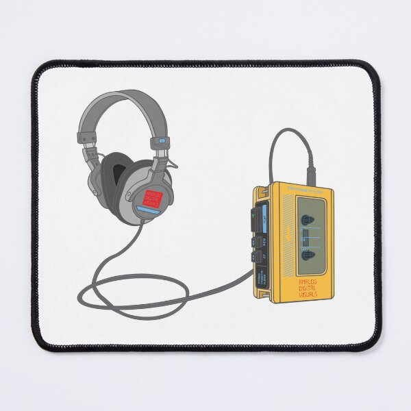 Item preview, Vintage Cassette Player Aesthetic (Maize Yellow Colorway) Analog / Music designed and sold by analogdigitalvz.