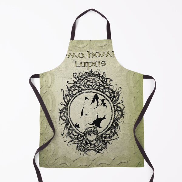 Item preview, Homo homini lupus logo illustration designed and sold by Dimisbarbarian.