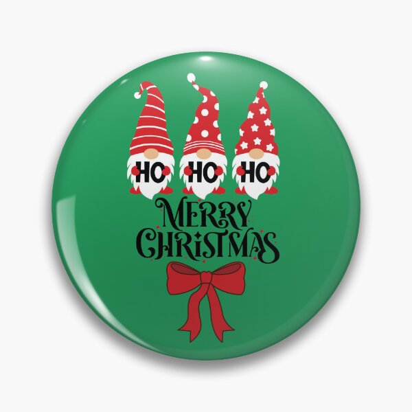 Item preview, Cute Gnome HO HO HO Merry Christmas design Stickers and t shirts, and more designed and sold by CRandRRstickers.
