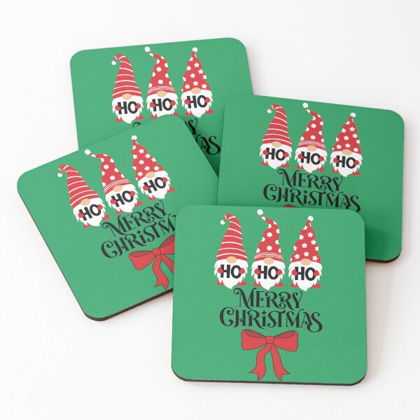 Item preview, Cute Gnome HO HO HO Merry Christmas design Stickers and t shirts, and more designed and sold by CRandRRstickers.
