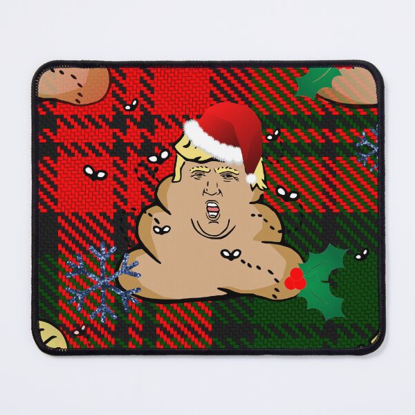 Item preview, christmas dump trump santa claus hat plaid designed and sold by Gossip Rag.