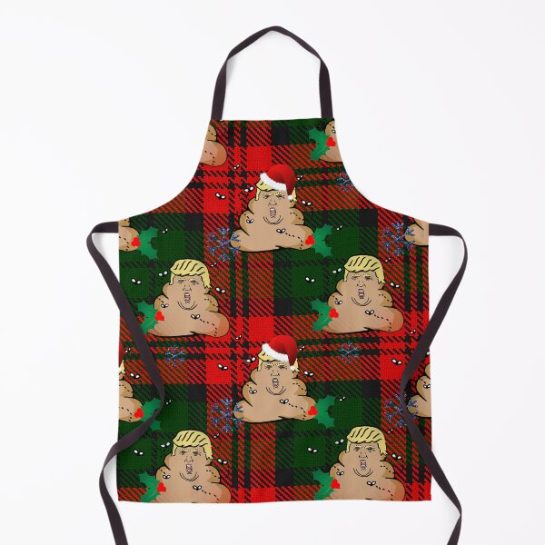 Item preview, christmas dump trump santa claus hat plaid designed and sold by Gossip Rag.