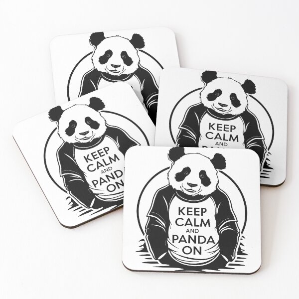 Item preview, Keep calm and carry on Panda v2 designed and sold by SublimePixelHub.