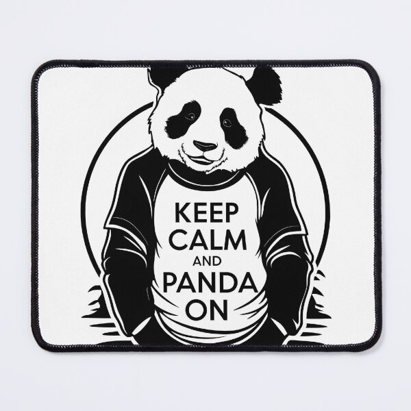 Item preview, Keep calm and carry on Panda v2 designed and sold by SublimePixelHub.