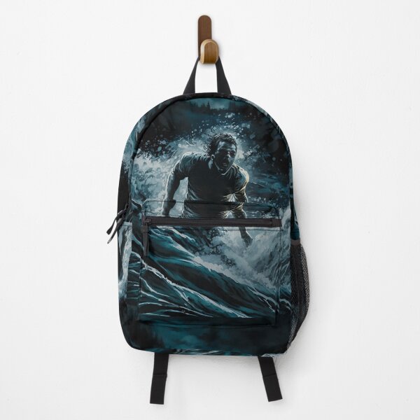 Item preview, Man Battling Rapids in a Dark Wilderness designed and sold by Amr Siam.