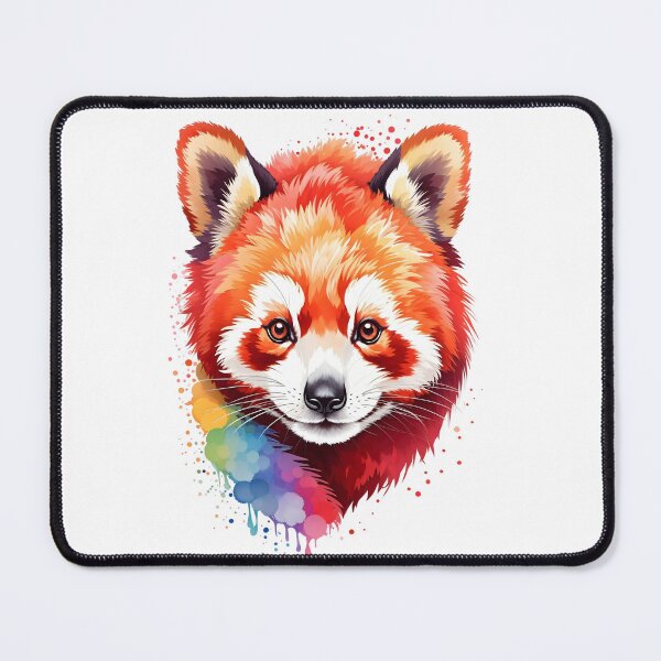 Item preview, Rainbow Red Panda in Colorful water color designed and sold by Lost-Mountain.