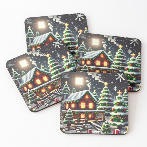 Item preview, Pixel Christmas Wonderland designed and sold by LyssasMindArt.