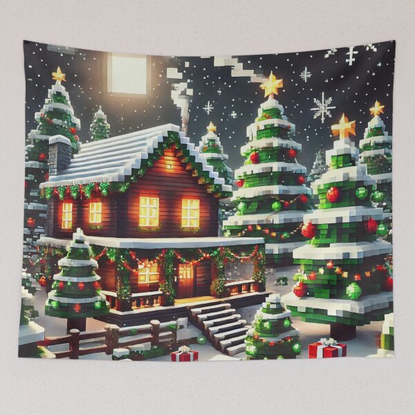 Item preview, Pixel Christmas Wonderland designed and sold by LyssasMindArt.