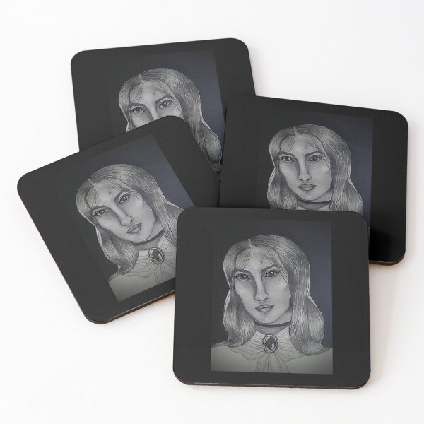 Item preview, Pencil Woman Series 3 Black Background designed and sold by QreativeDesign.