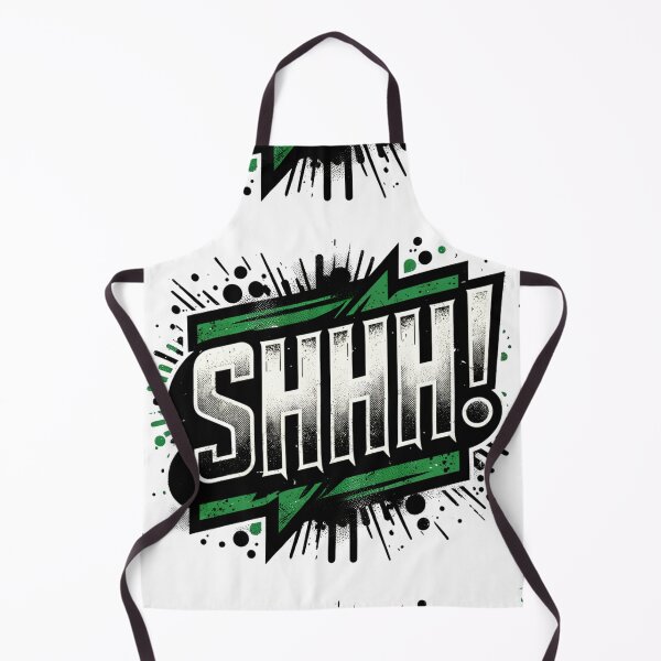 Item preview, SHHH! - Grunge Text Graphic Design designed and sold by Eksama Design.