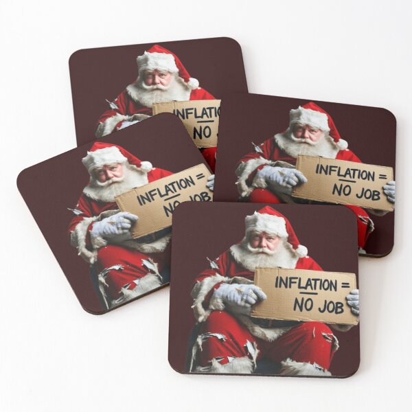Item preview, Santa Claus Inflation Equals No Job designed and sold by BlackSheeper.