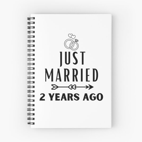 Item preview, Just Married 2 Years Ago, 2nd Wedding Anniversary for Men & Women designed and sold by Mozaic Clothes.