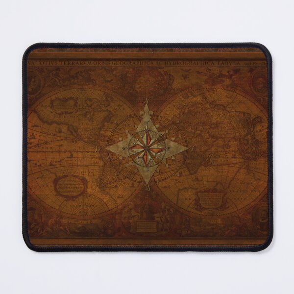 Item preview, Antique Steampunk Old World Map Decor designed and sold by Skye Ryan-Evans.