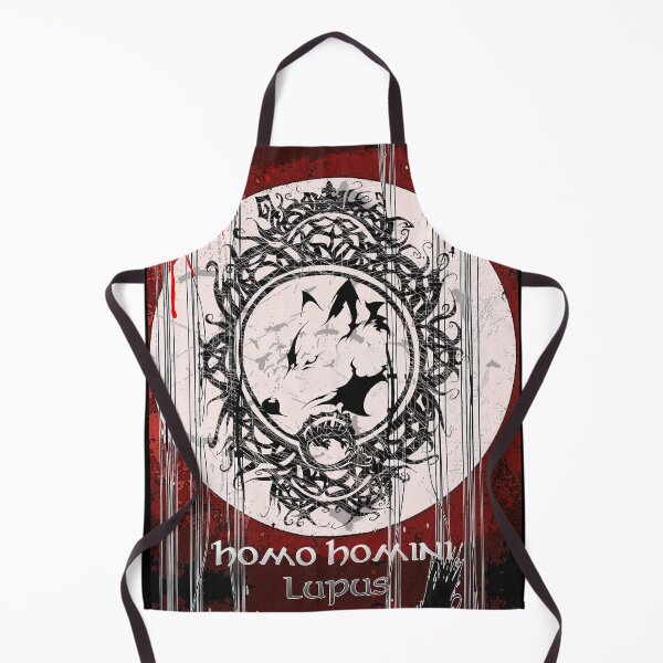 Item preview, Homo homini lupus logo illustration designed and sold by Dimisbarbarian.