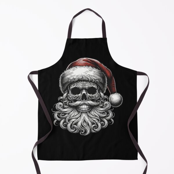Item preview, Carved Santa Skull with Santa hat designed and sold by SublimeUnltd.