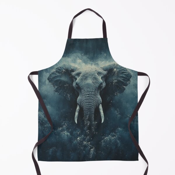 Item preview, Majestic Elephant in Mystical Blues designed and sold by Pixel Junkies Studio.