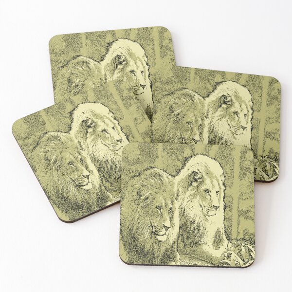 Item preview, Double Trouble Lions designed and sold by DesignFantazia.