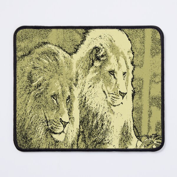 Item preview, Double Trouble Lions designed and sold by DesignFantazia.