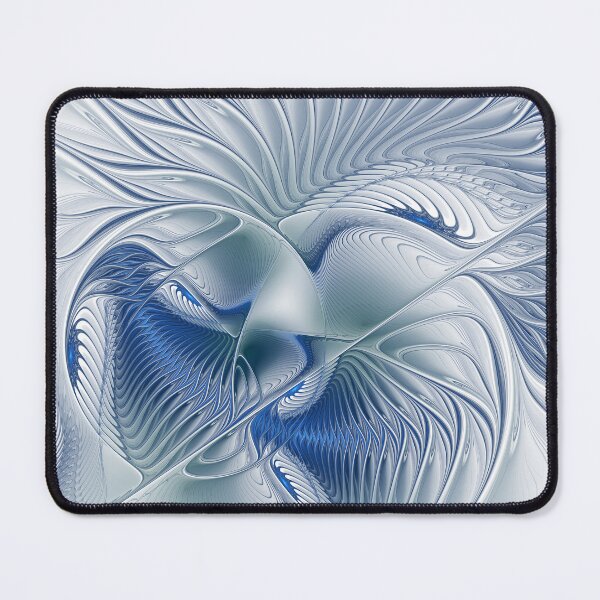 Item preview, Dynamic Fantasy Abstract Blue Tones Fractal Art designed and sold by gabiwArt.