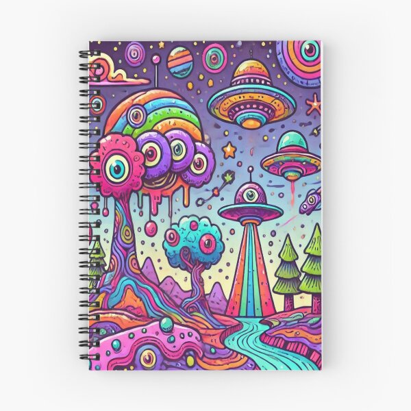 Item preview, Colorful Abstract Alien City  designed and sold by WyckedLynn.