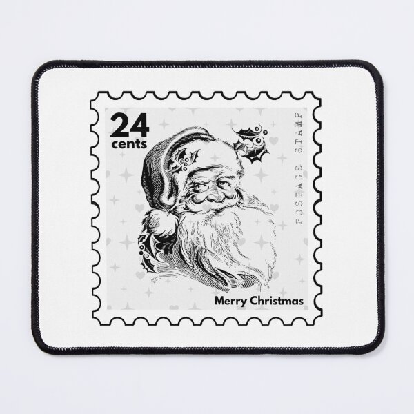 Item preview, Merry Christmas Postage Stamp designed and sold by RabbitK.