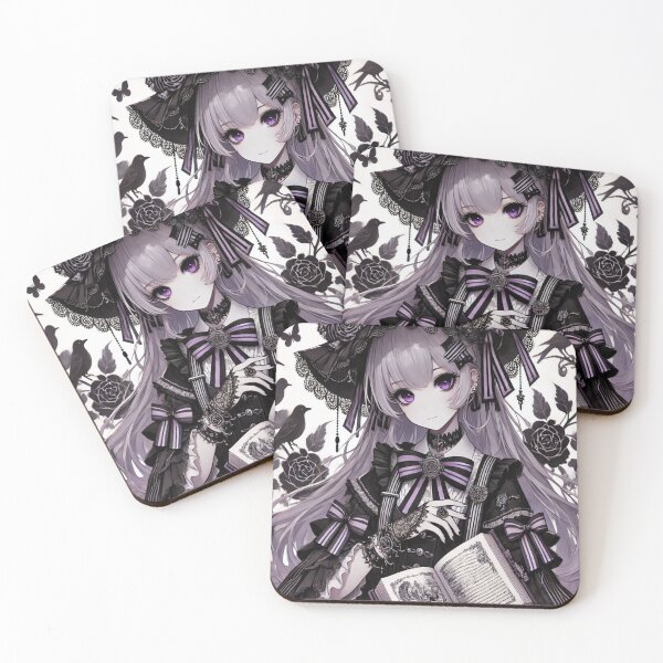 Item preview, AI generated goth anime girl designed and sold by AI-this-is-AI.
