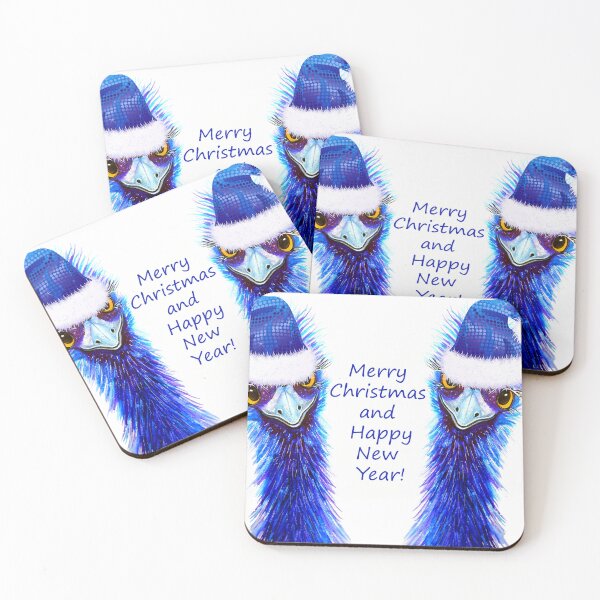 Item preview, Christmas Emus designed and sold by Linda Callaghan.