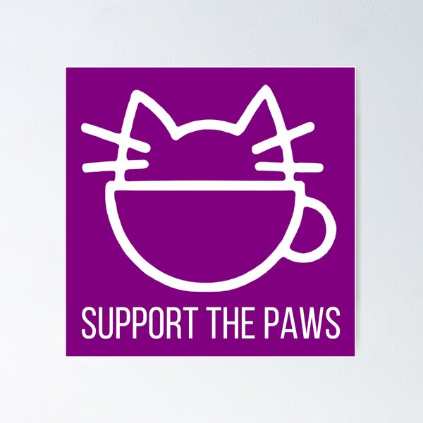 Item preview, Support the Paws at Grounded Paws designed and sold by GroundedPaws.