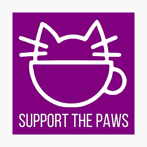 Item preview, Support the Paws at Grounded Paws designed and sold by GroundedPaws.