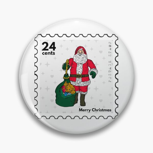 Item preview, Merry Christmas Postage Stamp designed and sold by RabbitK.